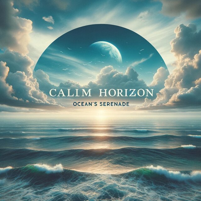 Sea early song for calm horizon for sleep