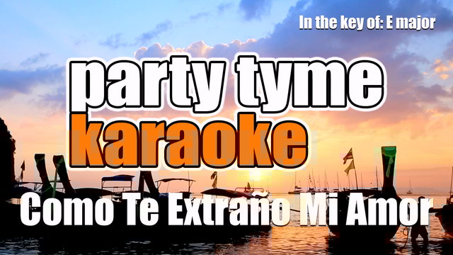 Como Te Extraño Mi Amor (Made Popular By Leo Dan) [Karaoke Version]