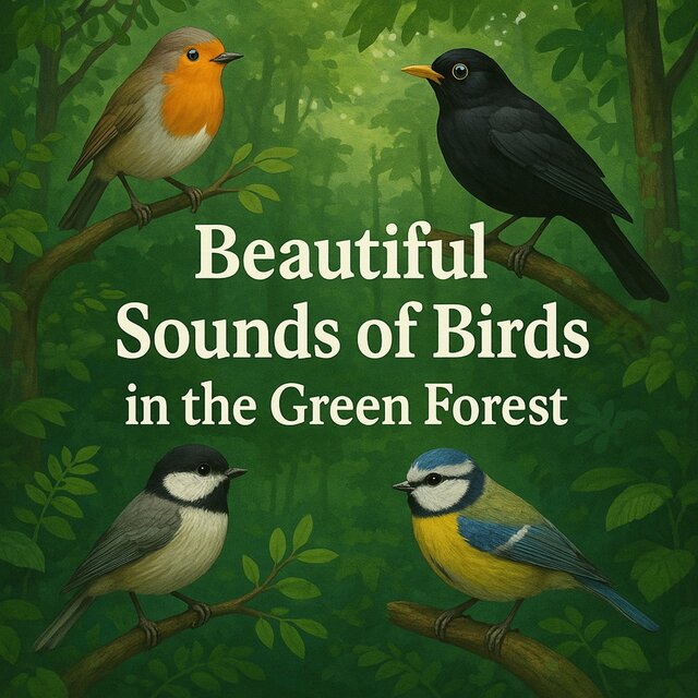 Beautiful Sounds of Birds in the Green Forest