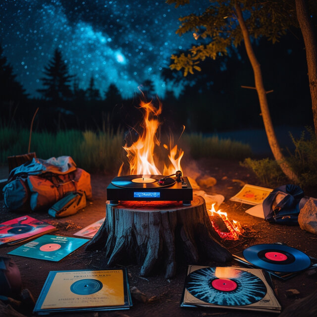 Campfire Vinyl Vibes