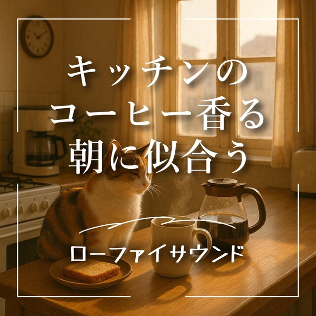 キッチンのコーヒー香る朝に似合うローファイサウンド