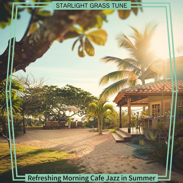 Refreshing Morning Cafe Jazz in Summer