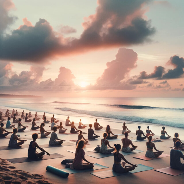 Binaural Ocean Flow: Yoga by the Sea