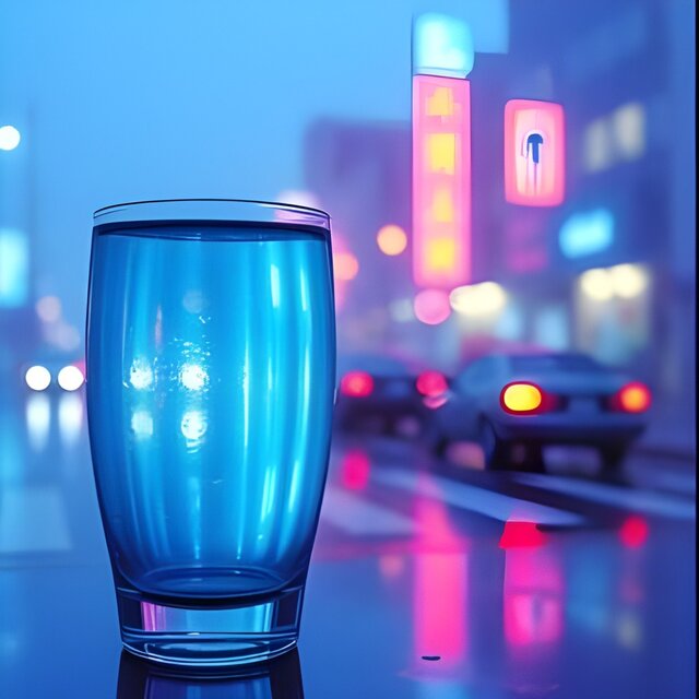 Glass of Blue