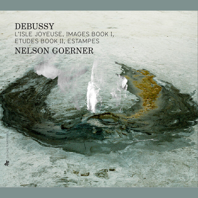 Cover art for album Debussy: L'isle joyeuse, Images Book I, Etudes Book II & Estampes by Nelson Goerner