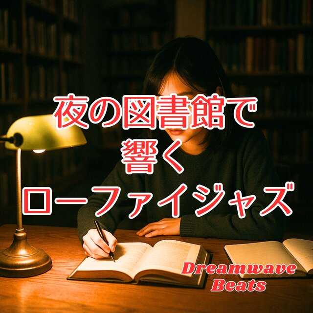 夜の図書館で響くローファイジャズ
