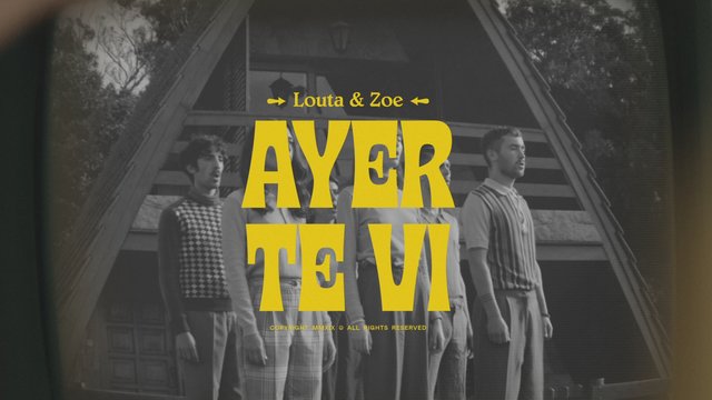 AYER TE VI (feat. Zoe Gotusso) (Official Video)