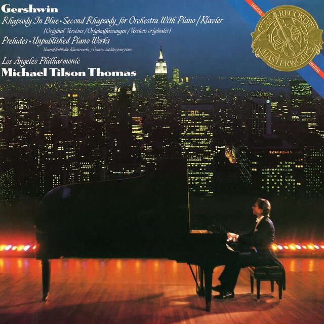 Cover art for album  by Michael Tilson Thomas, Los Angeles Philharmonic, Lorin Levee, George Gershwin