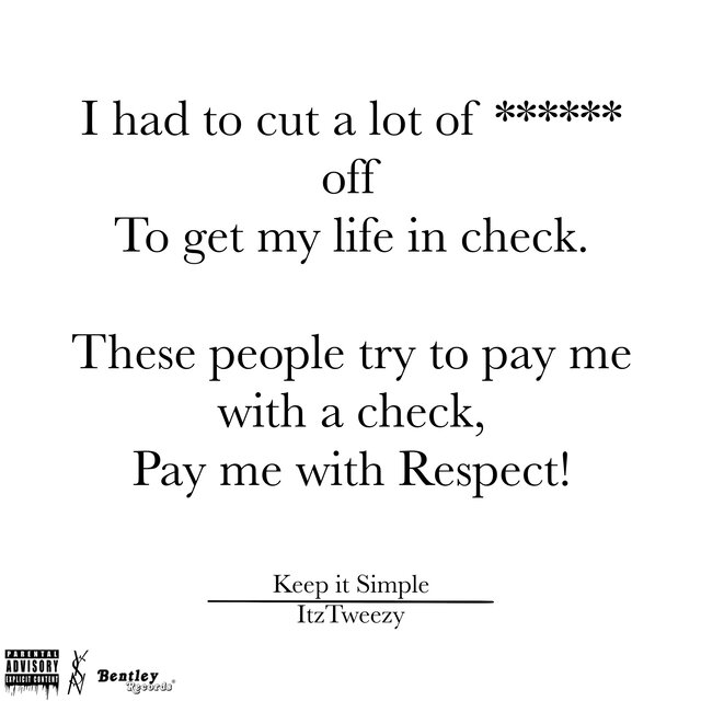 Keep it Simple