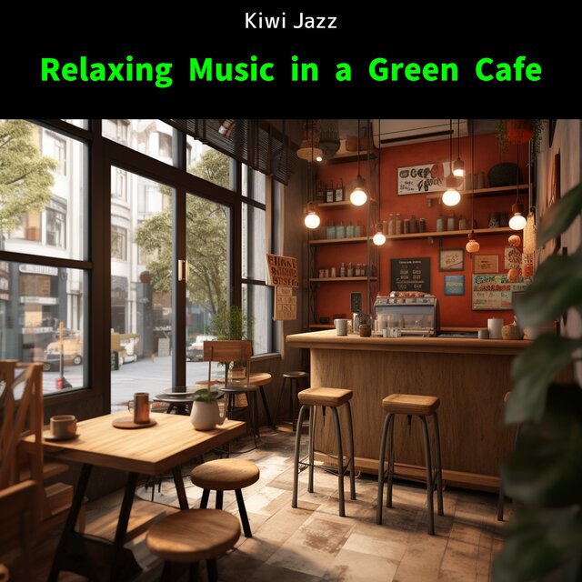 Relaxing Music in a Green Cafe