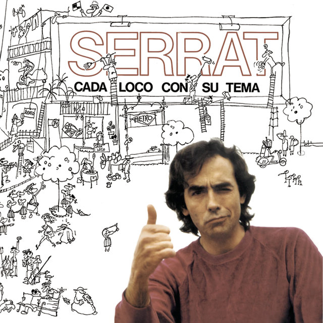 Cover art for album Cada Loco Con Su Tema by Joan Manuel Serrat