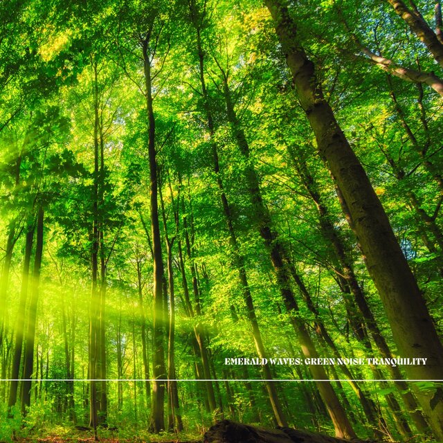 Emerald Waves: Green Noise Tranquility