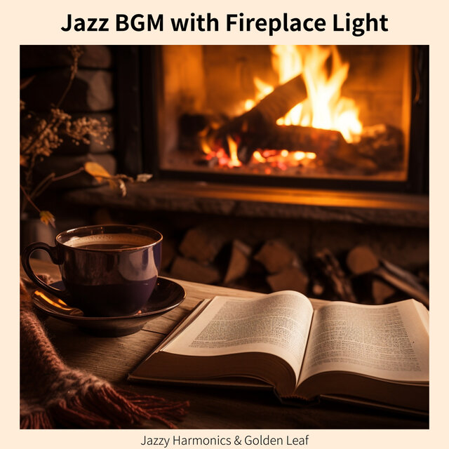 Jazz BGM with Fireplace Light