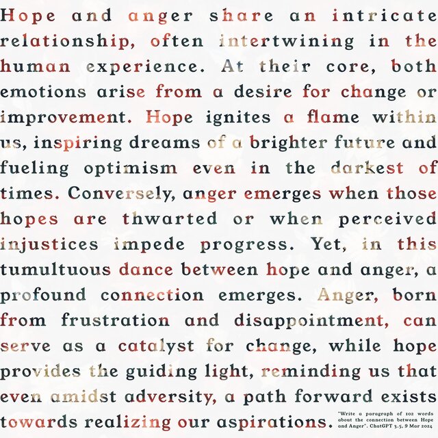 Hope & Anger