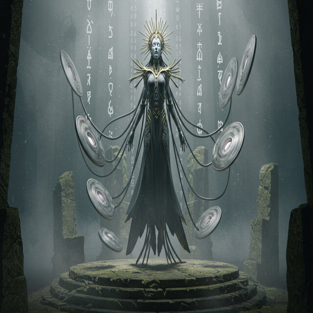 Dark Techno from an Ancient Alien Priestess