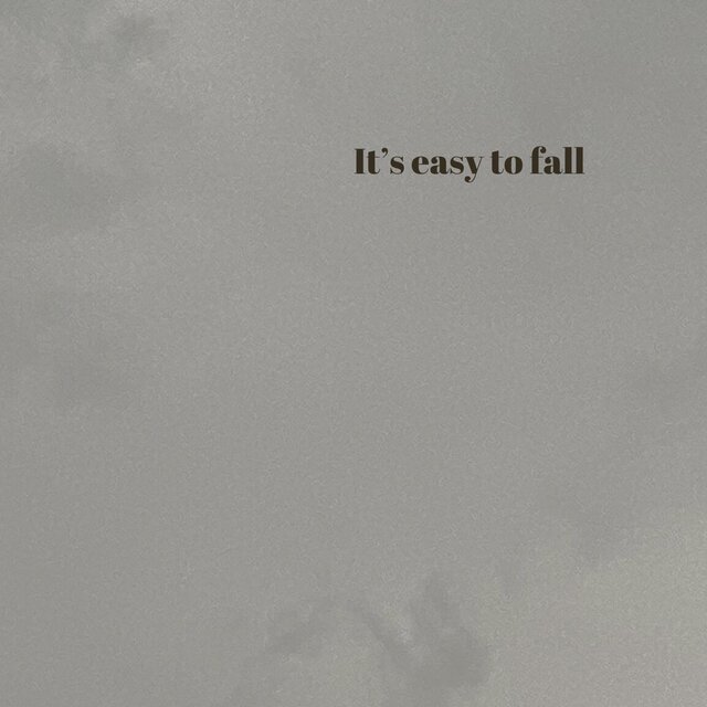 It's easy to fall
