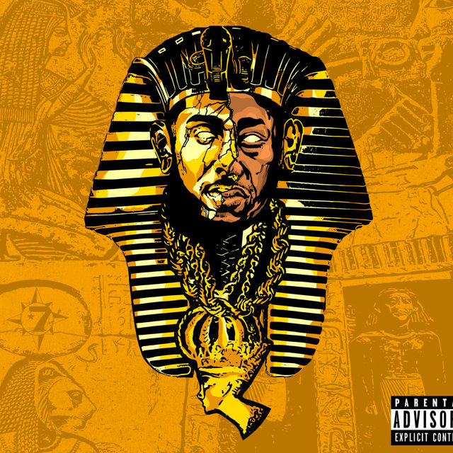Cover art for album Pharoah Chain by Planet Asia, The Musalini