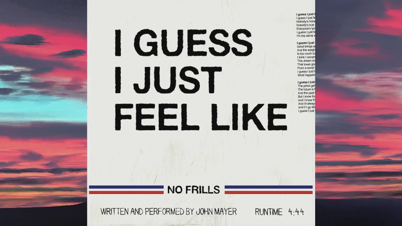 I Guess I Just Feel Like (Official Lyric Video)