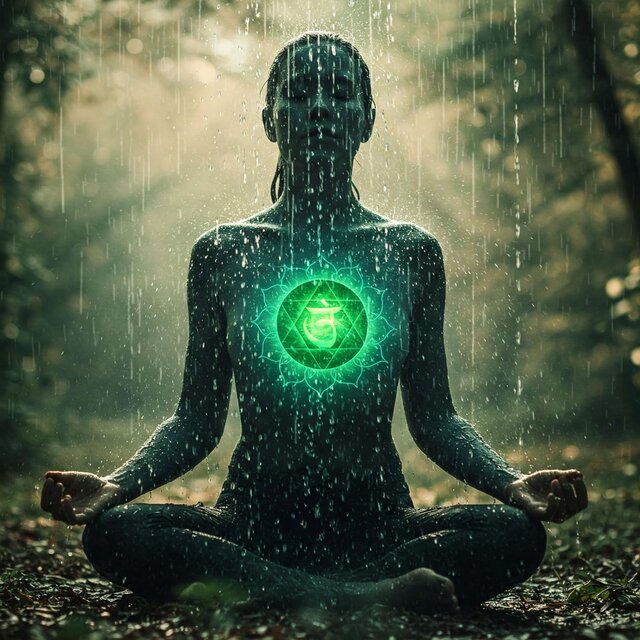 Lluvia sobre el Chakra del Corazón