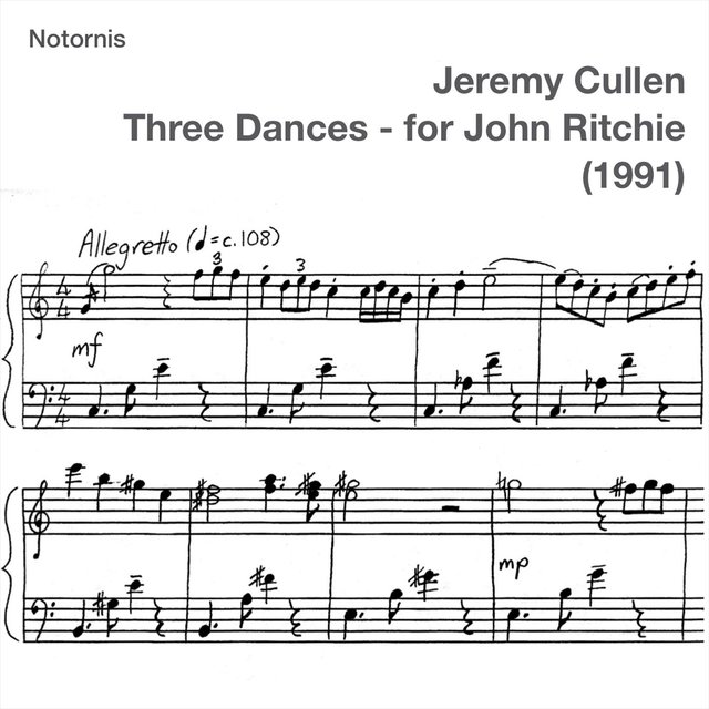 Three Dances (For John Ritchie)