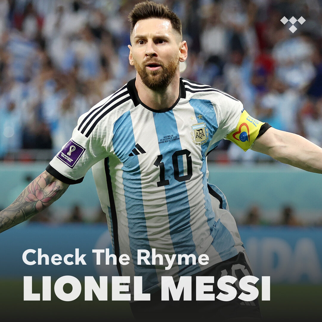 Check the Rhyme: Lionel Messi - TIDAL