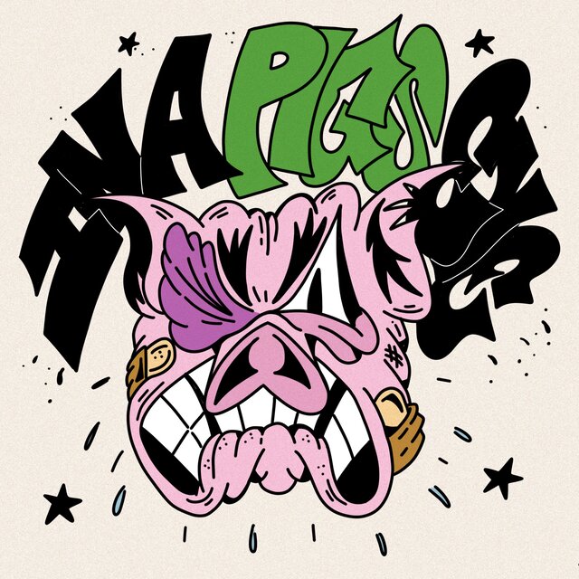 in a pigs eye