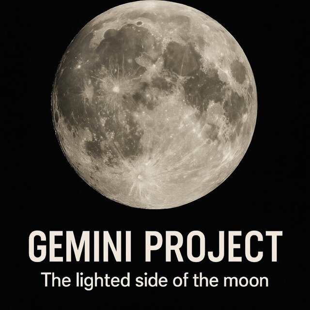 The lighted side of the moon