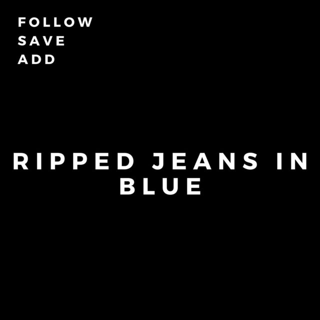 Ripped Jeans in Blue