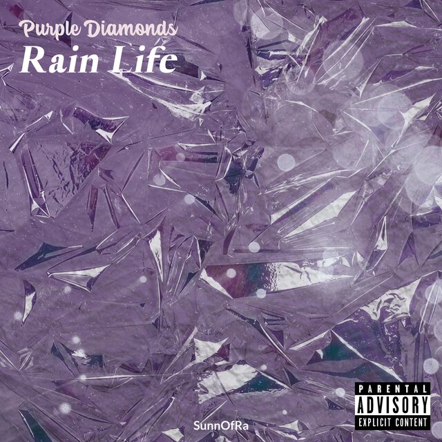 Purple Diamonds Rain Life