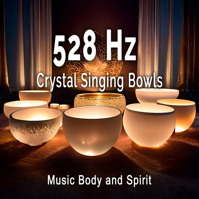 528 Hz Crystal Singing Bowls