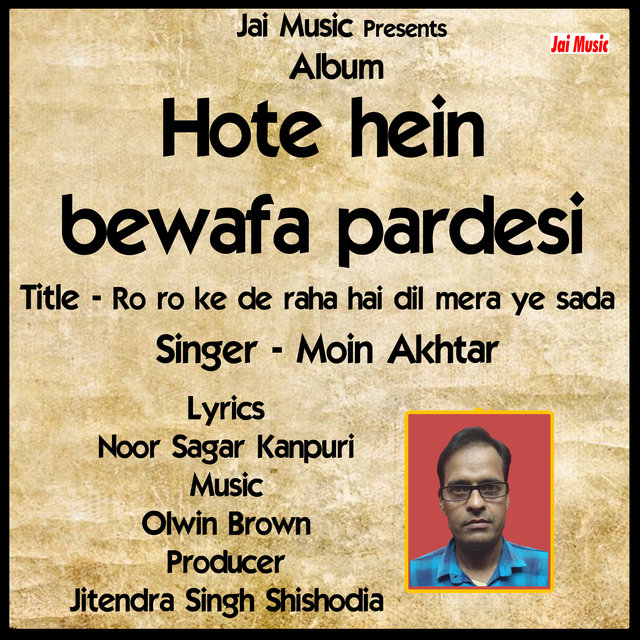 Ro ro ke de raha hai dil mera ye sada (Hindi sad Song)