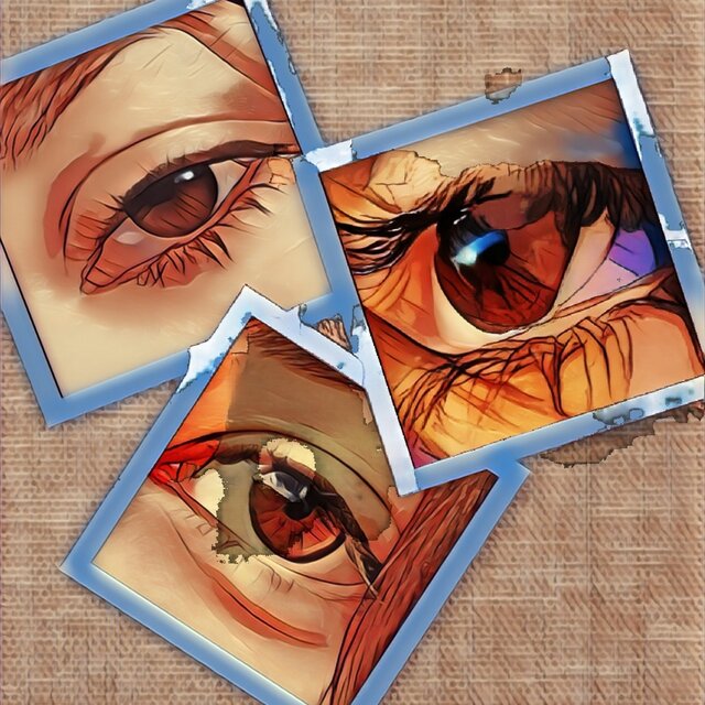 Olhos castanhos