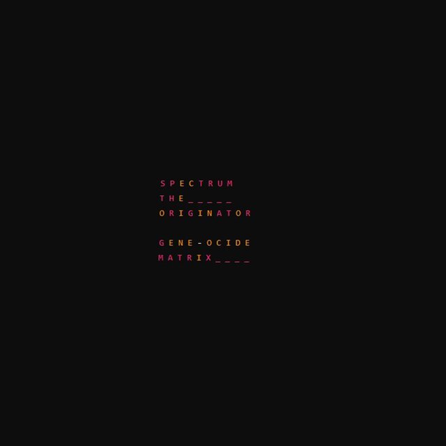 Gene-ocide Matrix