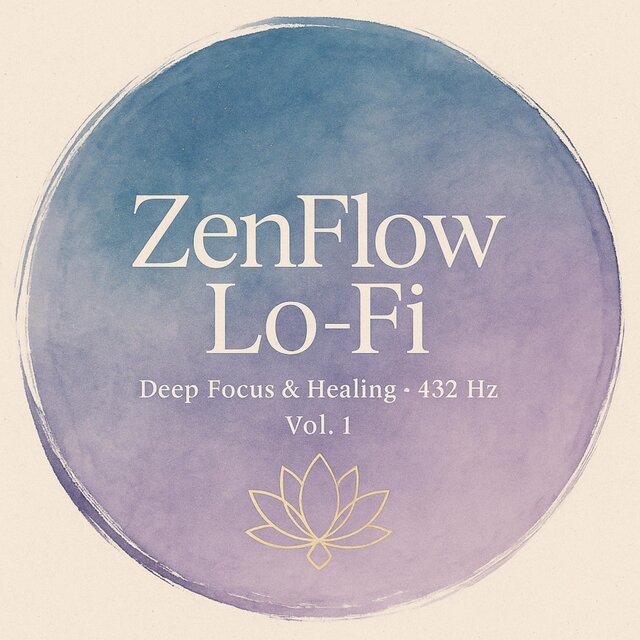 ZenFlow Lo-Fi • Deep Focus & Healing 432 Hz (Vol. 1)