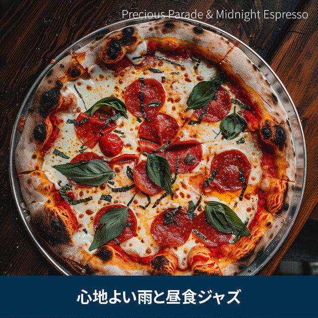 心地よい雨と昼食ジャズ