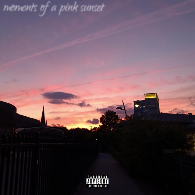 moments of a pink sunset