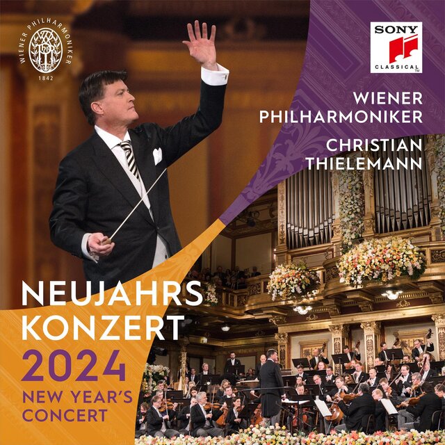 Cover art for album Neujahrskonzert 2024 / New Year's Concert 2024 / Concert du Nouvel An 2024 by Christian Thielemann, Wiener Philharmoniker