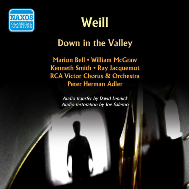 Cover art for album Weill: Down in the Valley (1950) by Peter Herman Adler