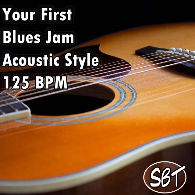 Your First Blues Jam Acoustic Style 125 BPM