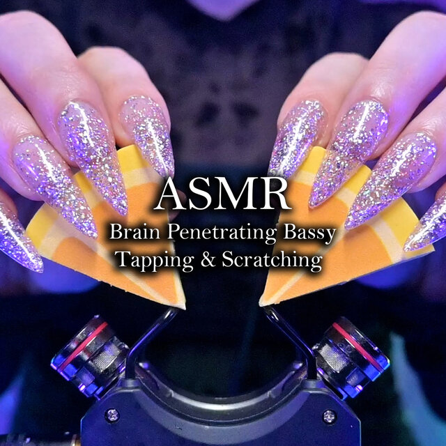 ASMR Brain Penetrating Bassy Tapping & Scratching