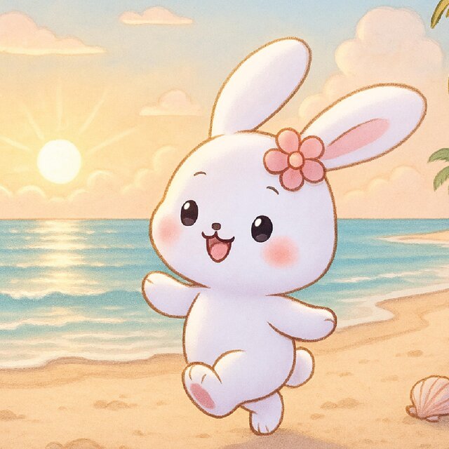 Happy On The Beach