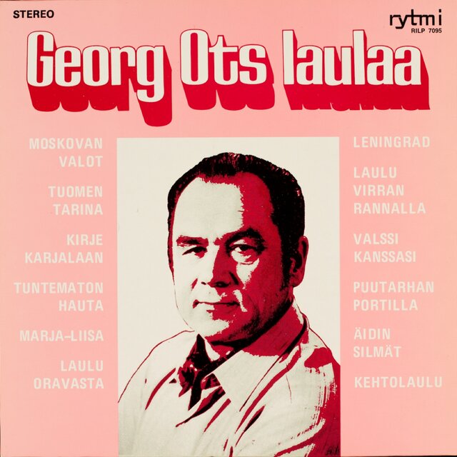Georg Ots laulaa