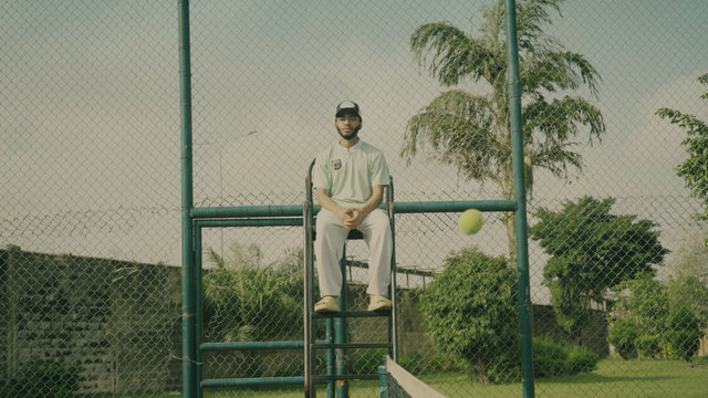 outside