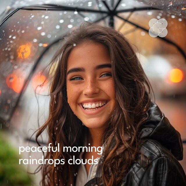 Peaceful Morning Raindrops Clouds