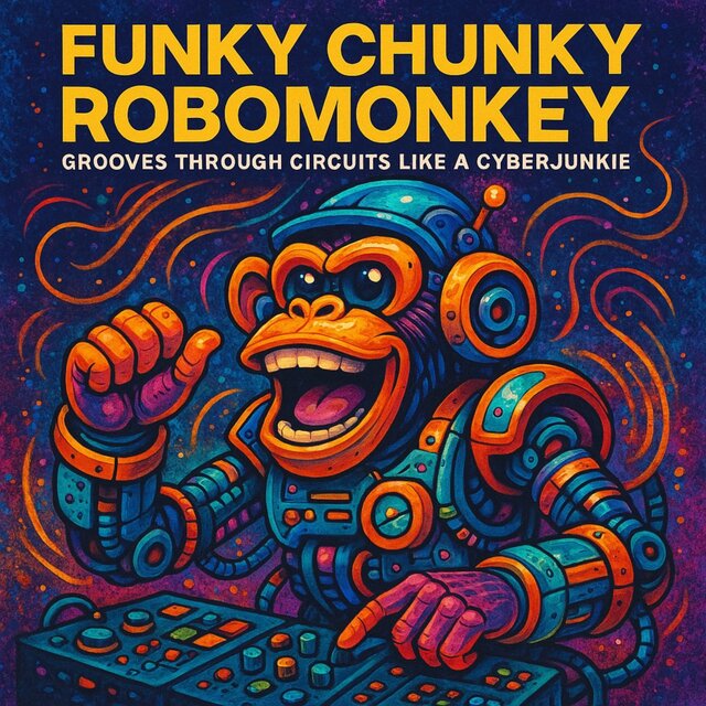 Funky Chunky Robomonkey Grooves Through Circuits Like A Cyberjunkie