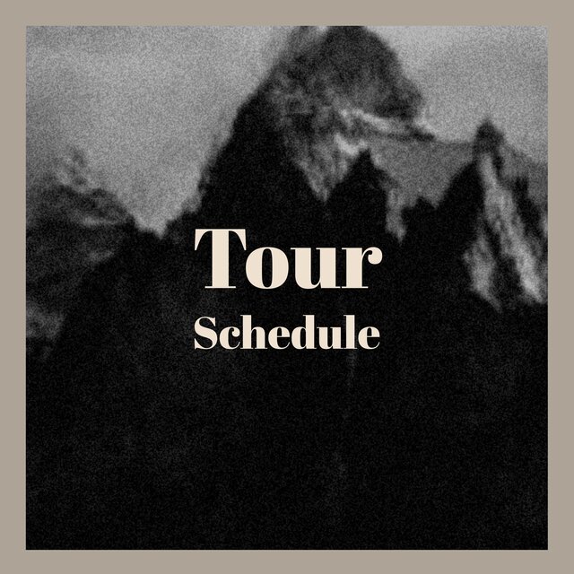 Tour Schedule