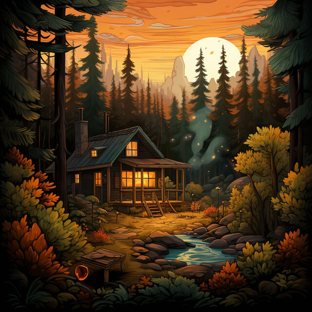 Calm Cabin Brown Noise