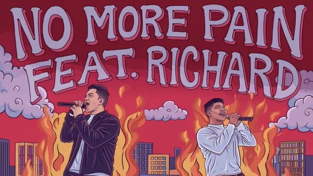 No More Pain Feat Richard - Oppressed Dynasty Ent (Official Lyrics Video)
