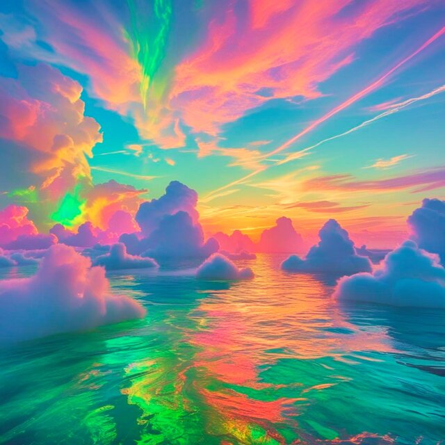 Opaline Sunset Dreams