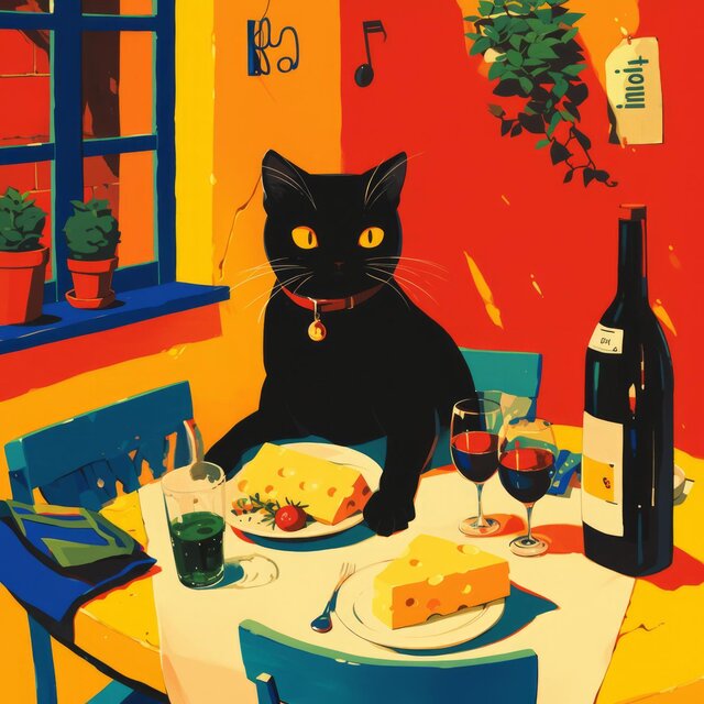 Craving del Micio: Un'eleganza distesa attorno al ristorante